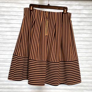 Striped shirt skirt NWT